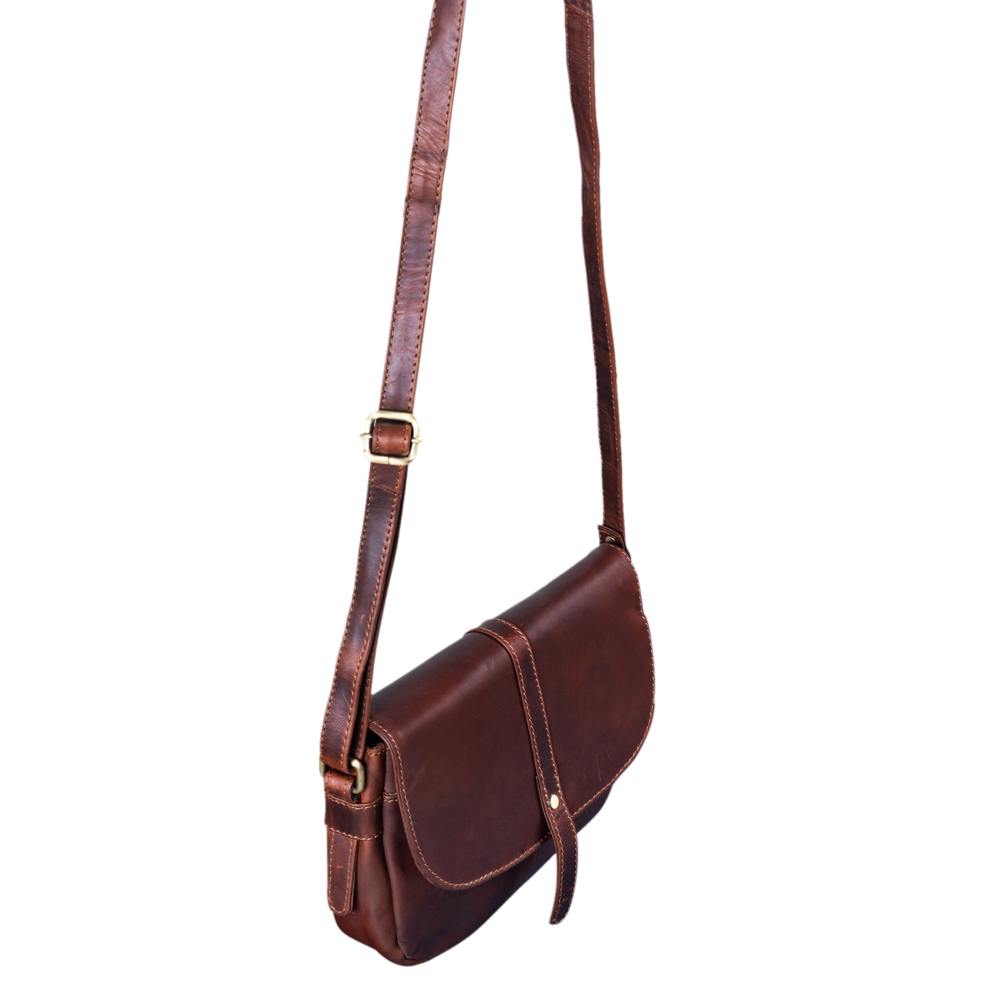 Damen Leder Ausgehtasche Vintage
