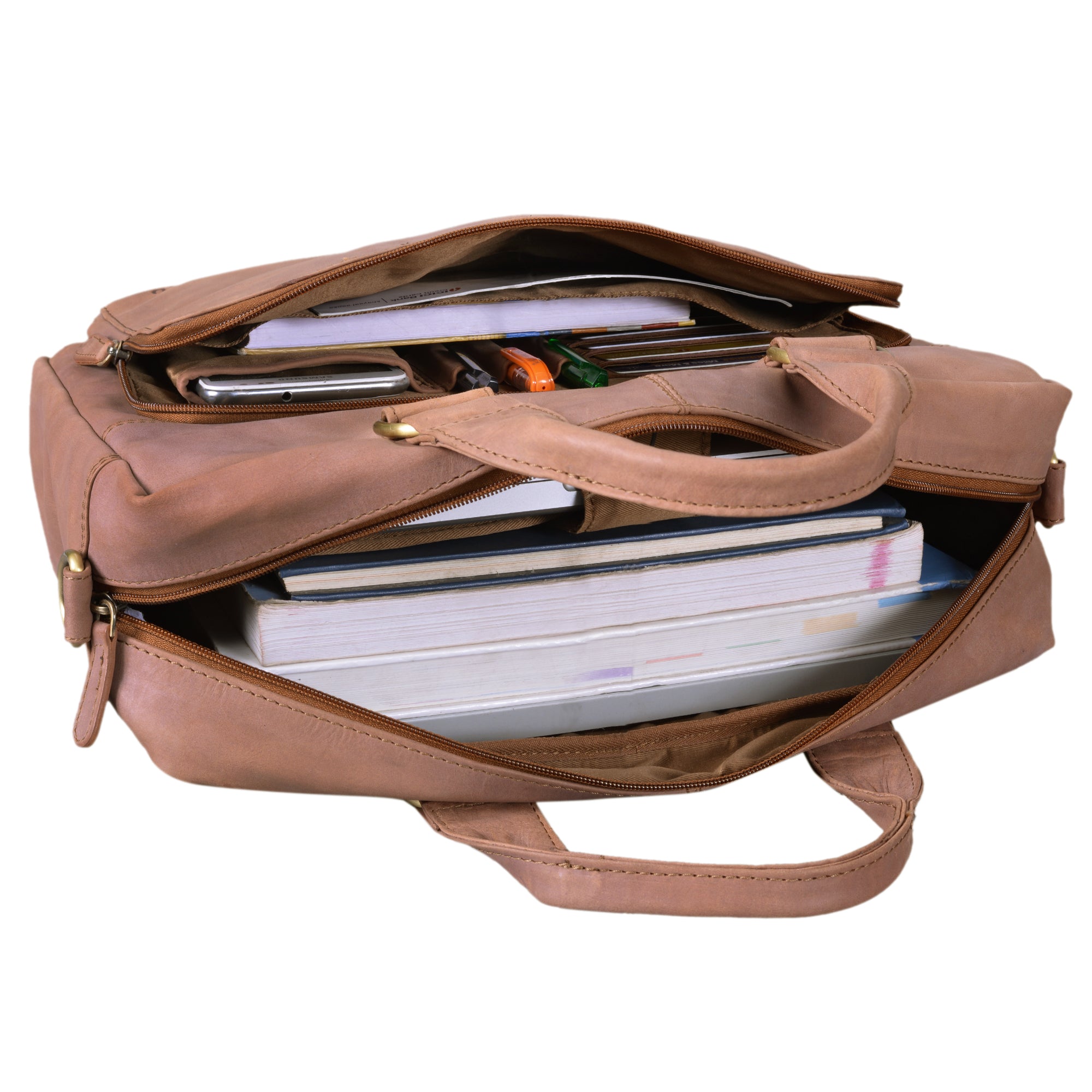 Vintage Bürotasche echtes Leder