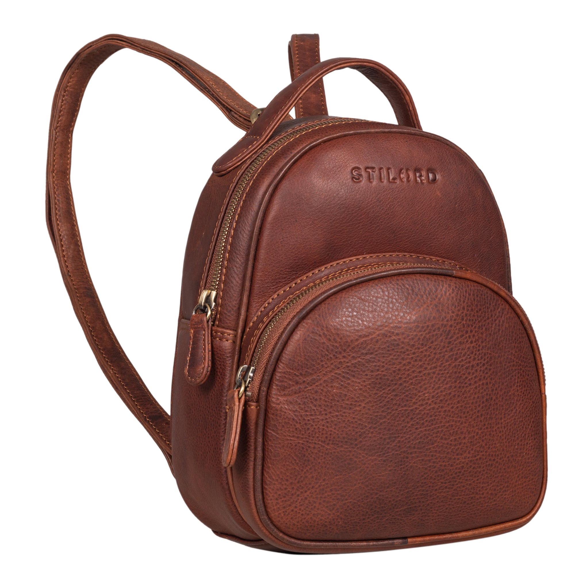 brauner Lederrucksack Damen