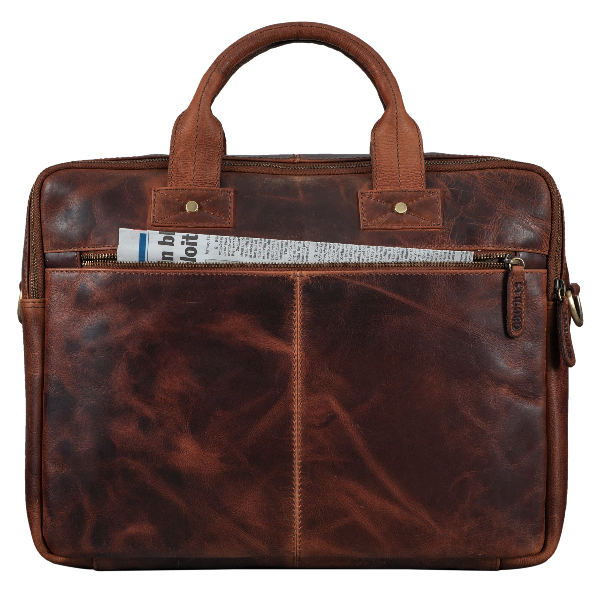 Vintage Ledertasche Braun