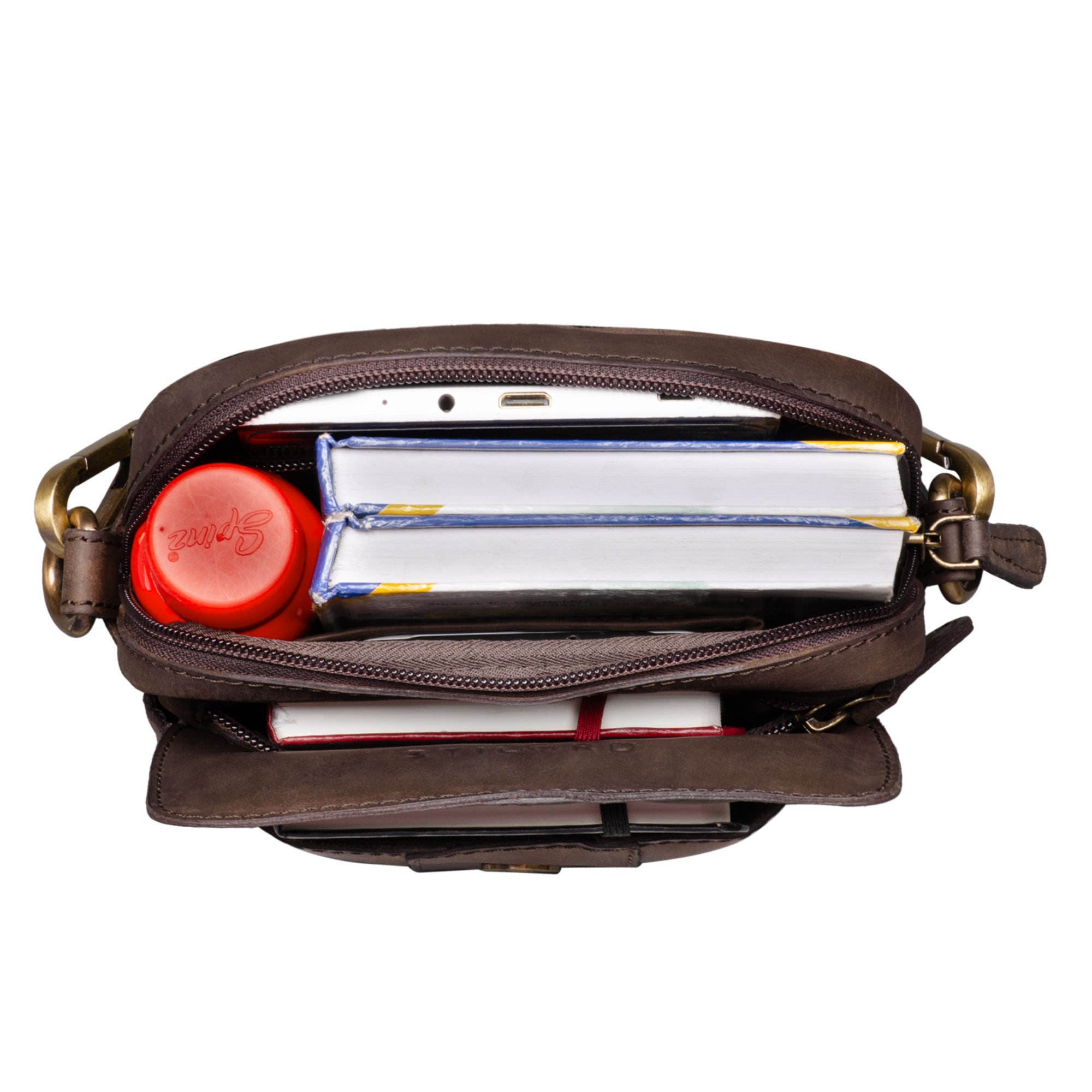 Männer Handtasche braun
