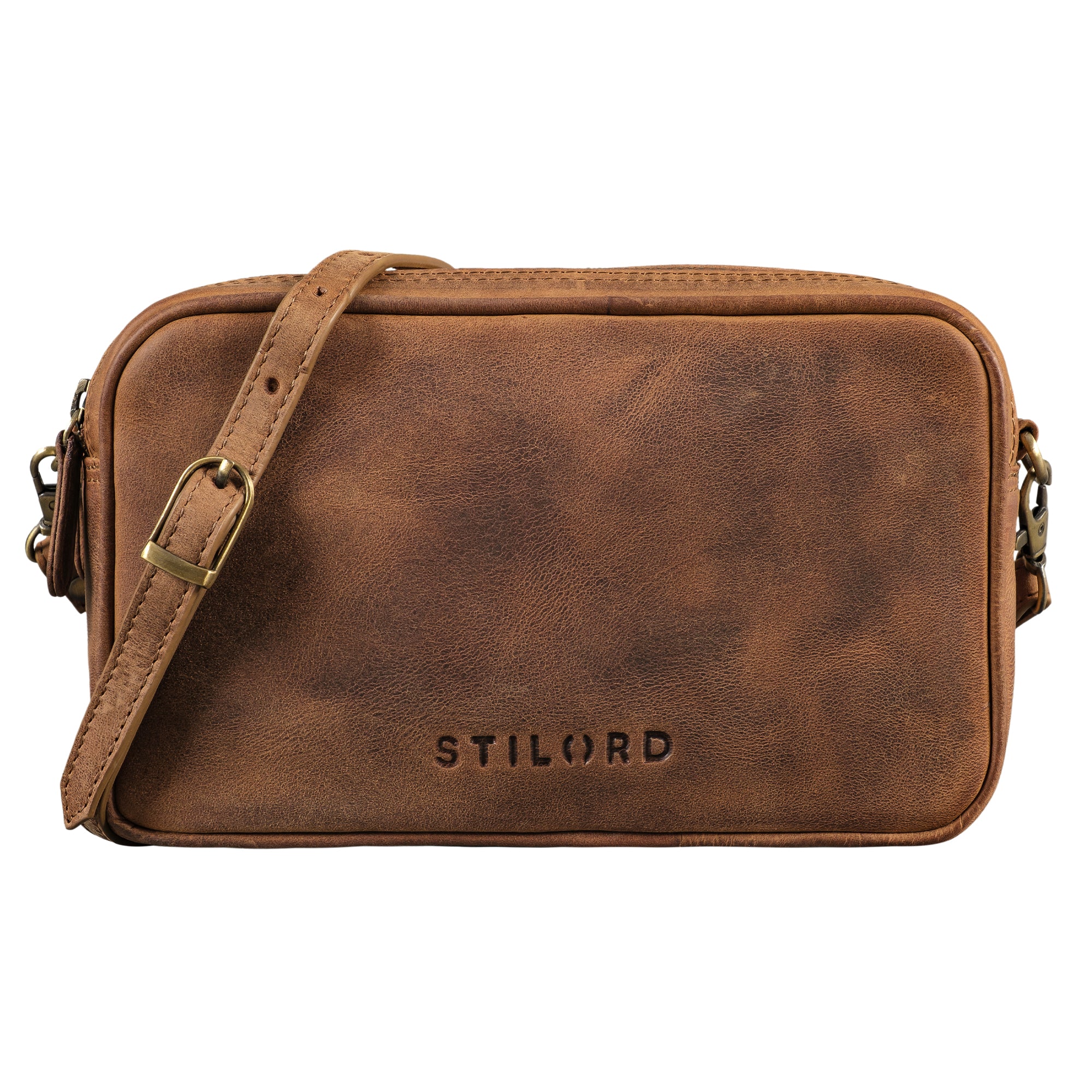 braune Ledertasche Damen