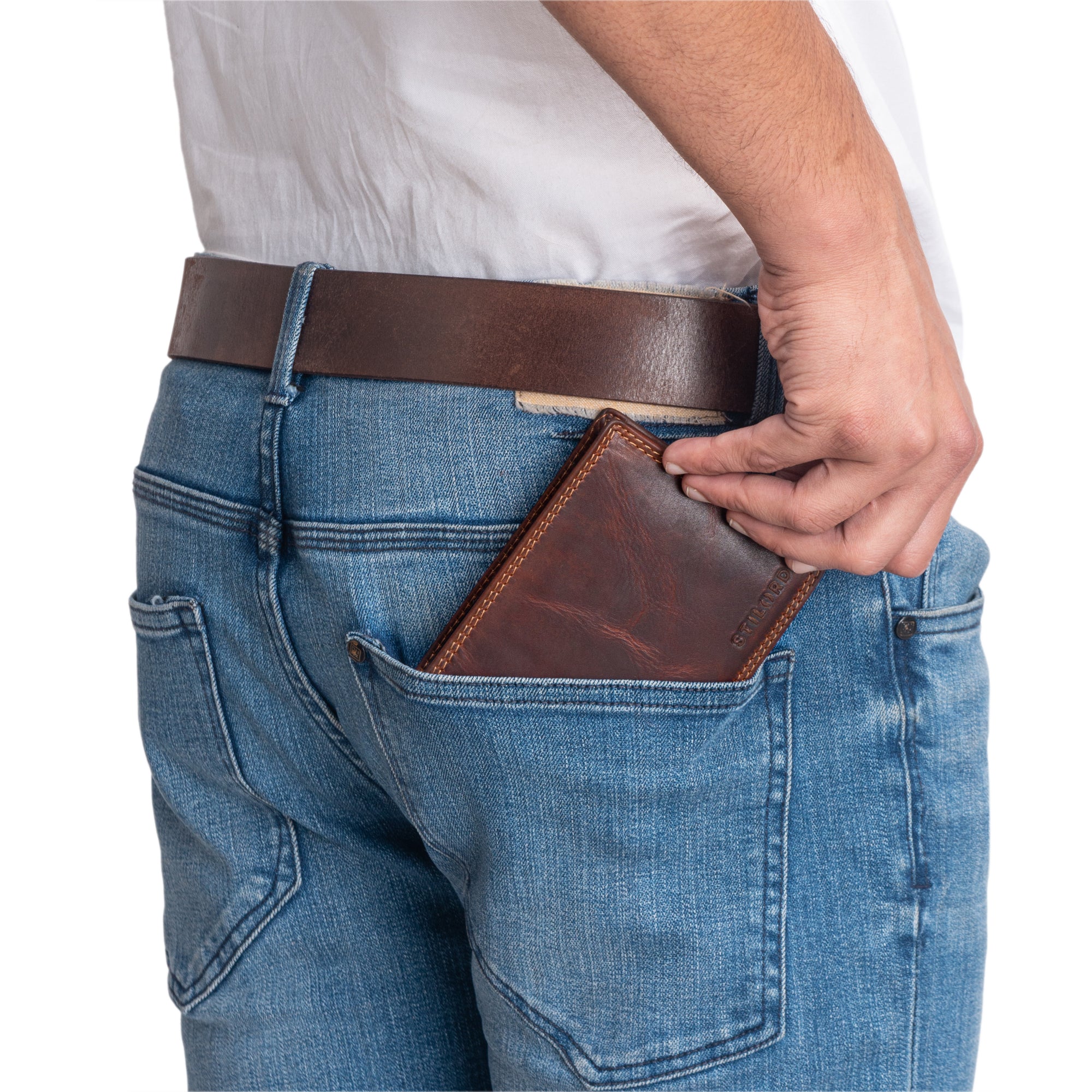 Portemonnaie Leder Vintage Herren