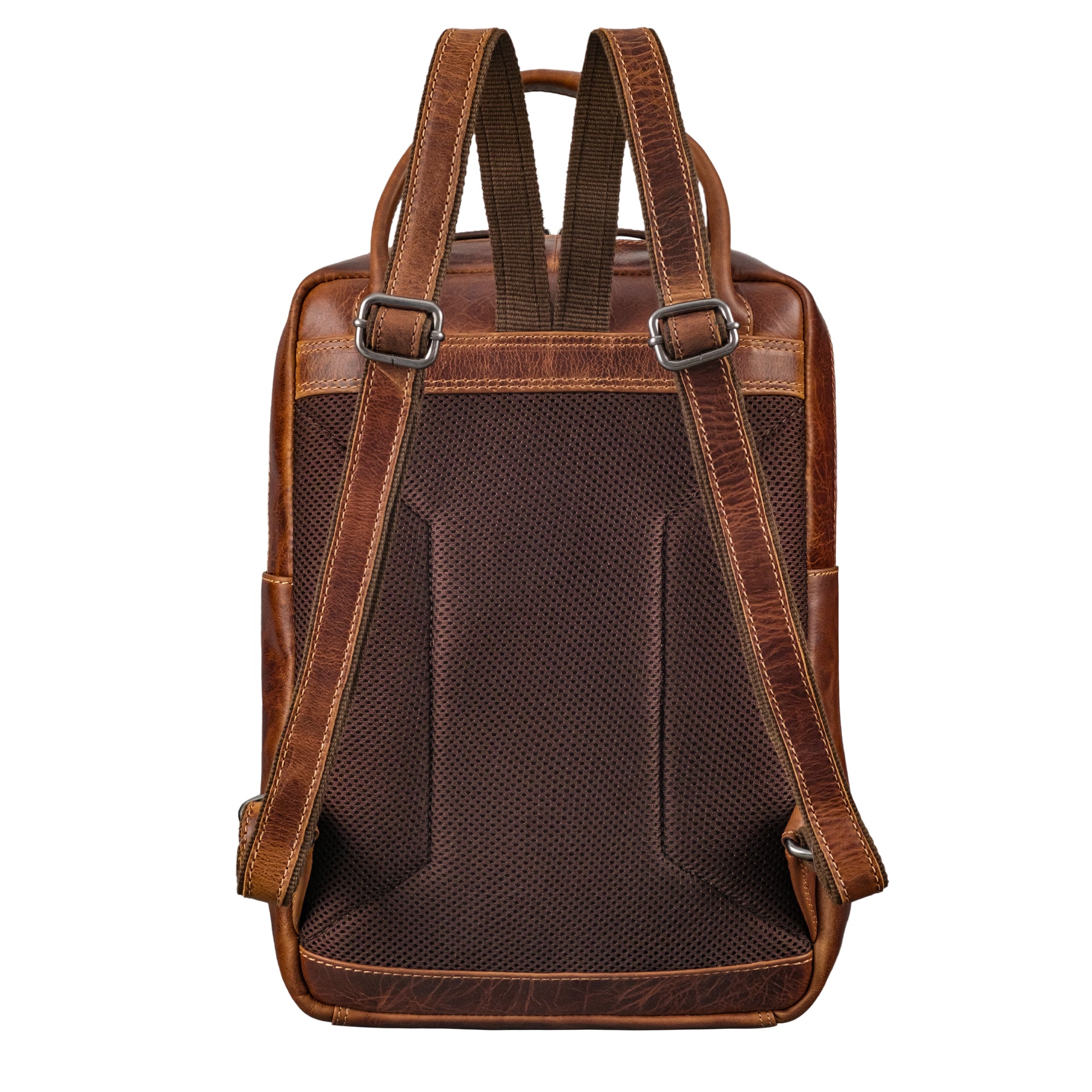 damen rucksack echt leder braun