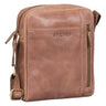 "Memphis" Small Leather Shoulder Bag for Men for 8 Inch Tablet