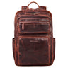 “Astoria” Laptop Backpack Leather 17 inch Anti Theft Backpack Male Female