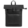 "Niagara" Women’s Vintage Leather Roll Top Backpack – Compact Daypack for 13.6 Inch Laptop & A4 Documents