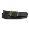 Leather Belt Men Black Vintage