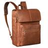 "Sangro" Vintage Leather Backpack for Men 15.6–16 inch with 2 Laptop Compartments