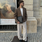 Laptophülle Schwarz echtleder