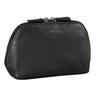 "Elma" Leather Toiletry Bag Women Men Small