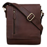 "Easton" Flap Over Leather Bag