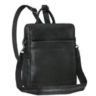 Damen 2 in 1 Tasche Leder schwarz