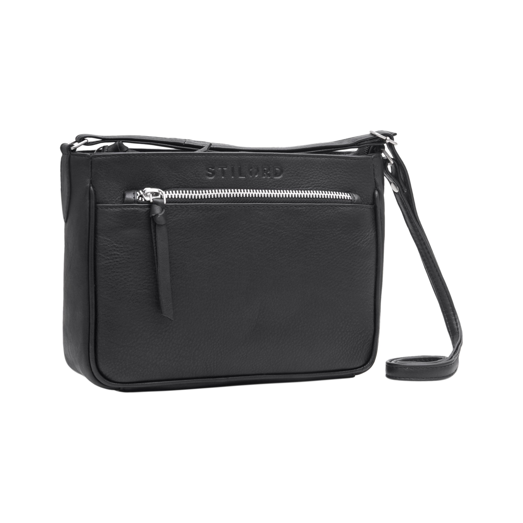 Kleine Damen handtasche frauen ausgehtasche clutch schwarz