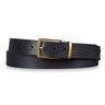 Leather Belt Men Black Vintage