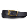 Leather Belt Men Black Vintage