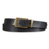 Leather Belt Men Black Vintage