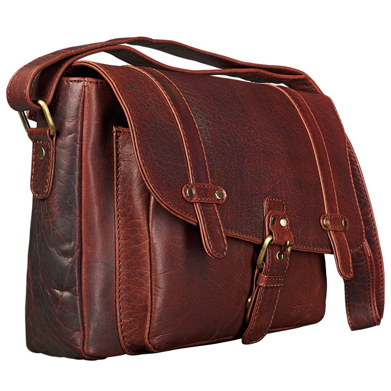 Ledertasche zum Ausgehen braun