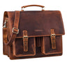 "Anton" Briefcase Bag Leather Vintage