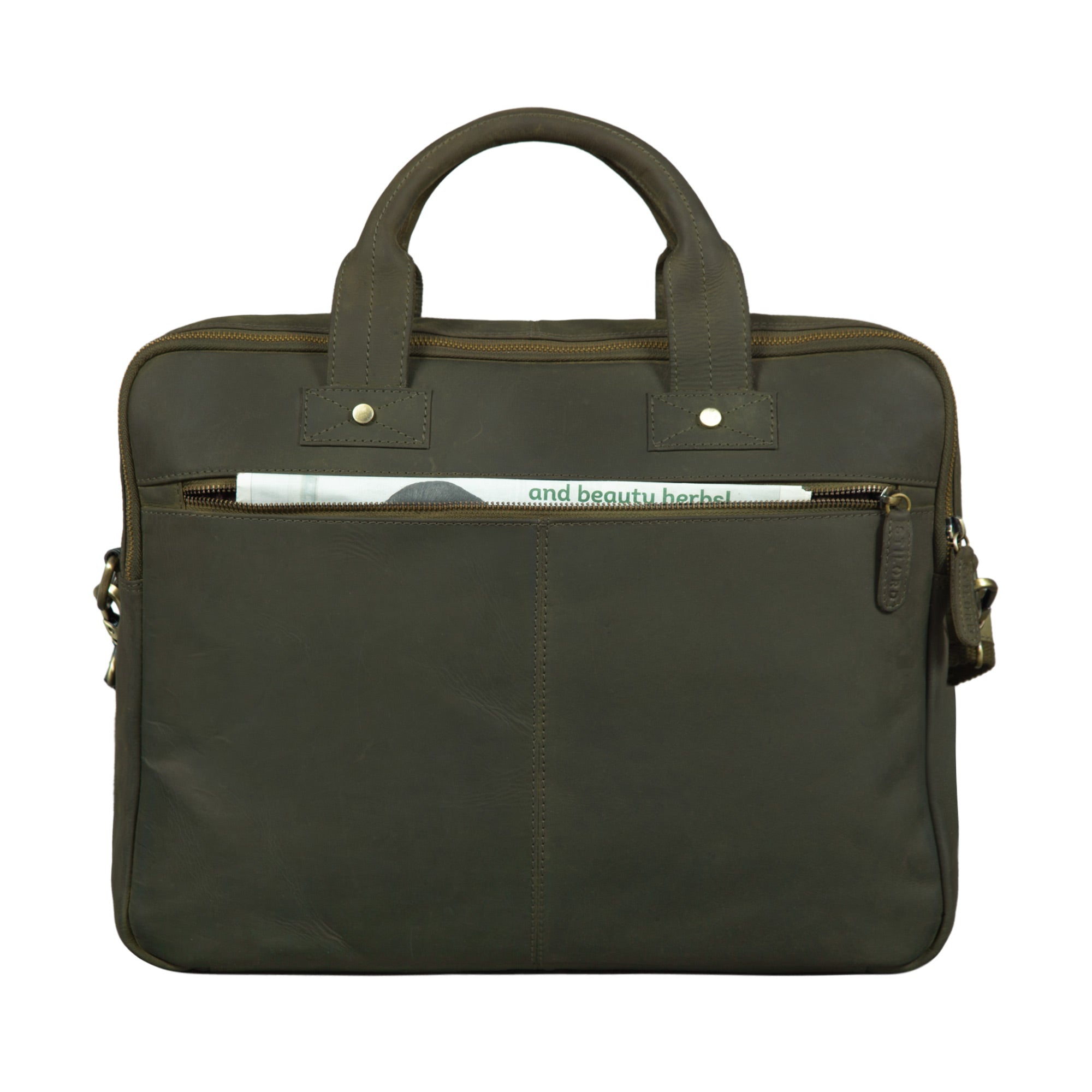 Hochwertige Ledertasche für Büro Uni 