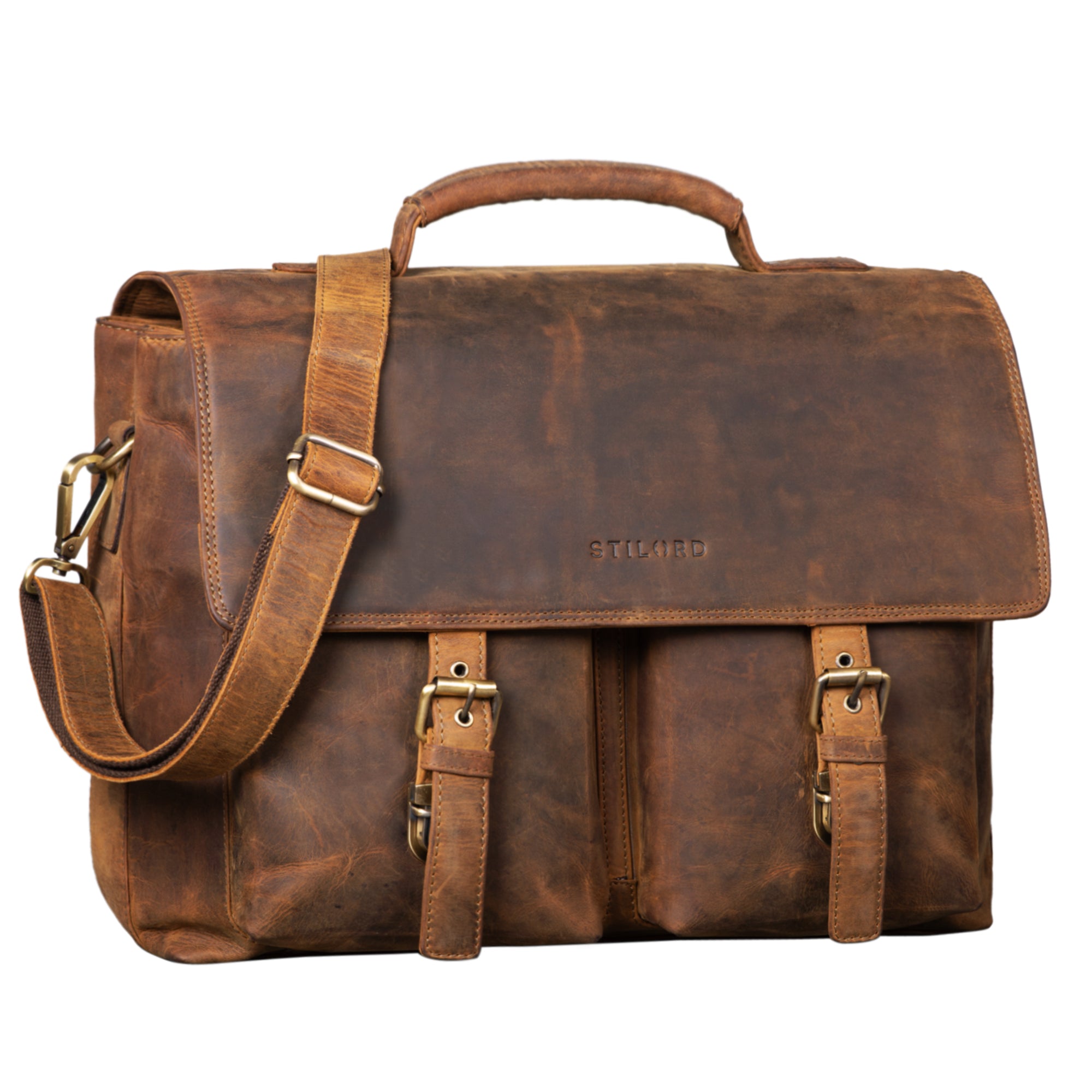 Ledertasche Aktentasche 15.6" Vintage