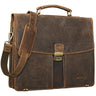 B-Stock STILORD "Julian" Vintage Leather Briefcase