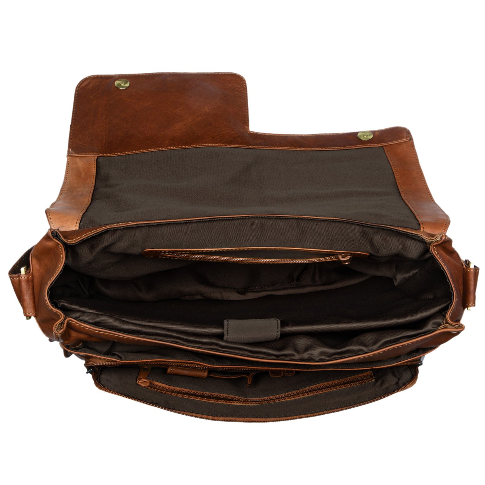 Leder Aktentasche Herren Vintage