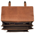 Braune Leder Aktentasche
