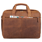 XL Ledertasche Frauen braun