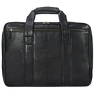 Schwarze Lehrertasche Leder 