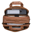 Große Lehrertasche Laptopfach braun