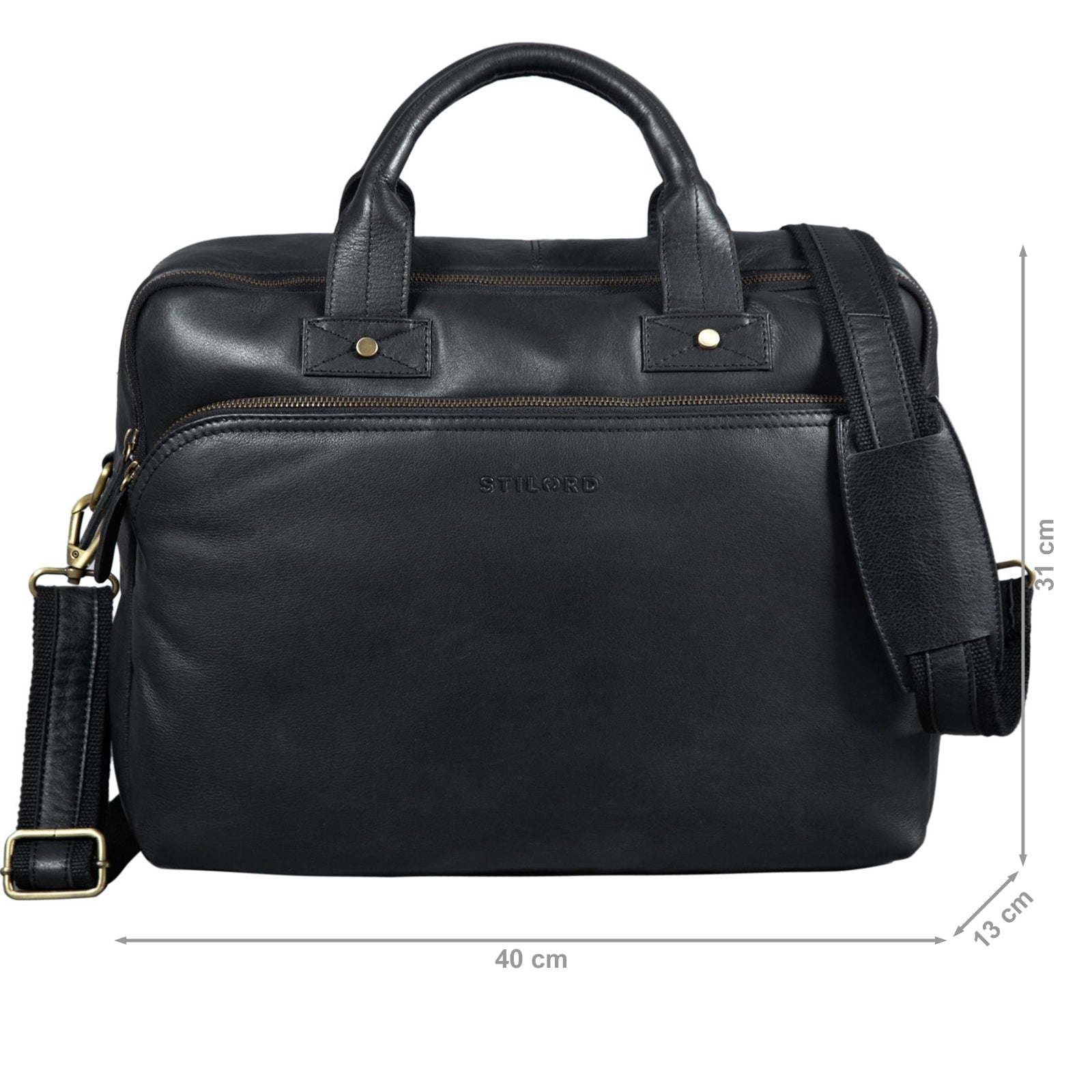 Große Business Ledertasche für Herren Damen