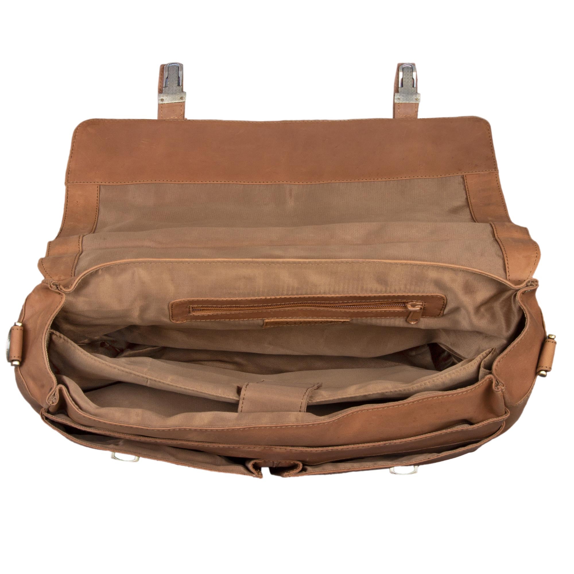 Henkeltasche groß Vintage Leder braun