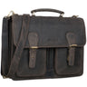 Ledertasche arbeit herren gross dunkel braun echtleder