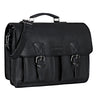 "Jeffrey" Genuine Leather Teacher’s Bag – Large Vintage Briefcase for Men & Women