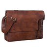 "Eduard" Mens Leather Messenger Bag