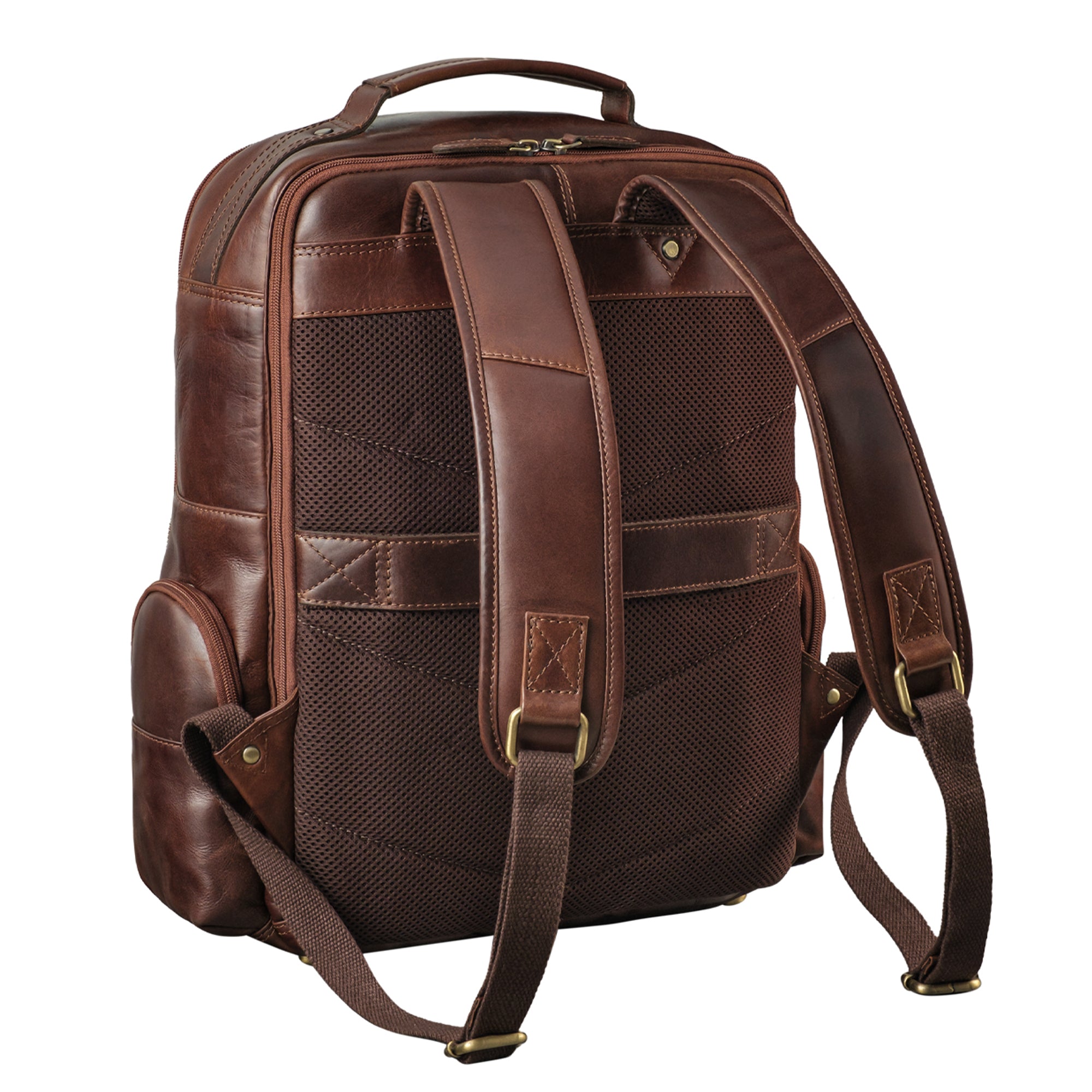 Rucksack Leder Herren braun