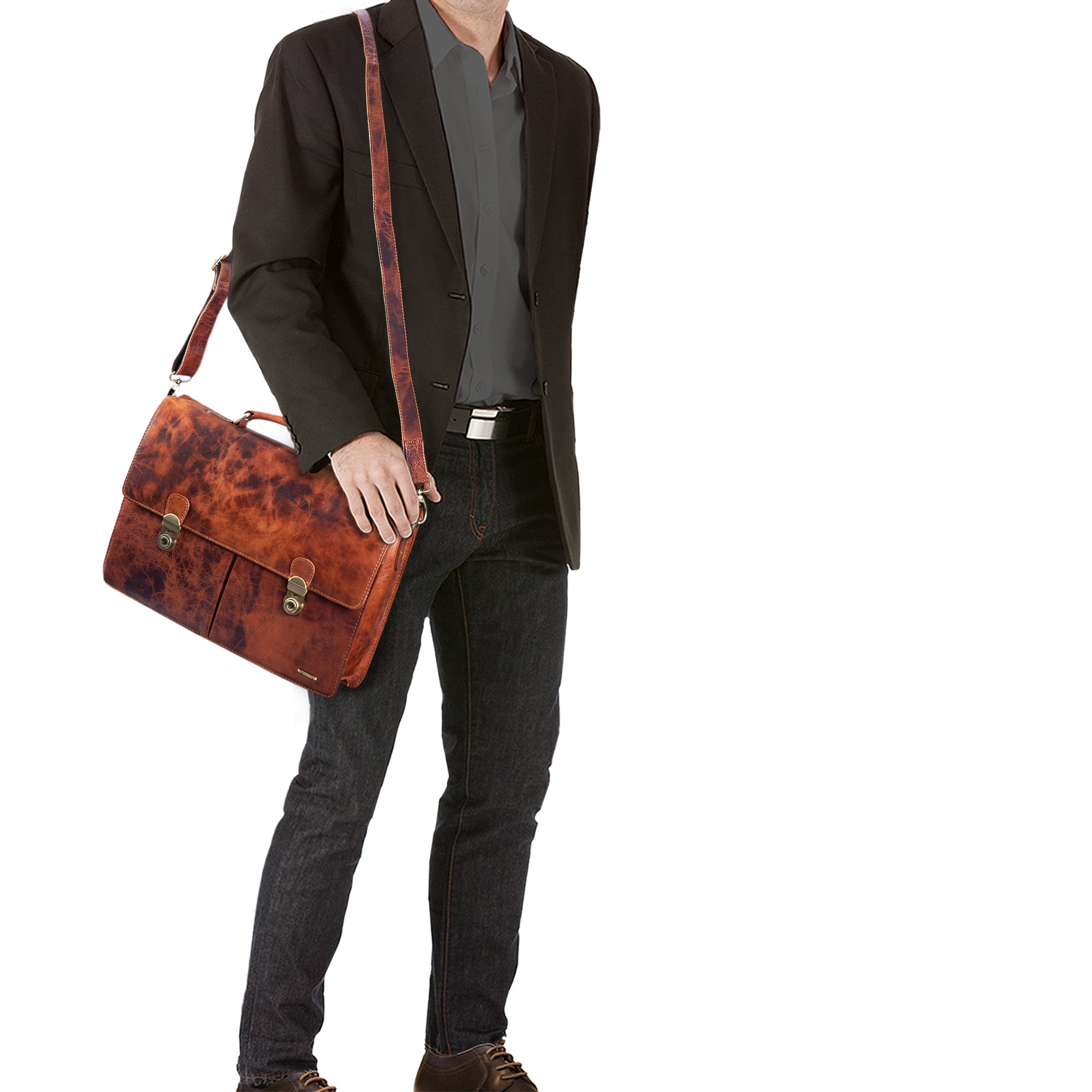 Ledertasche Arbeitstasche Herren Damen