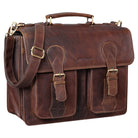 Dokumententasche A4 Leder braun