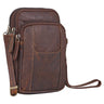 "Tertius" Crossbody Phone Bag Leather