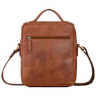 Schultertasche Herren Leder braun