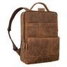 "Henning" Large Mens Leather Backpack 16 Inch
