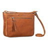 Retro handtasche zum ausgehen leder braun