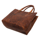 Damen Ausgehtasche Leder Vintage Braun