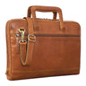 "Pierce" Leather Laptop Bag with Handle