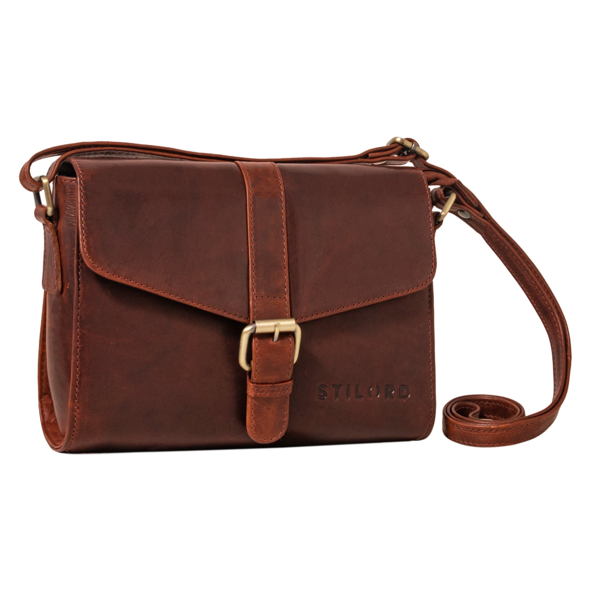 umhängetasche echtleder damen rotbraun retro schultertasche damen leder