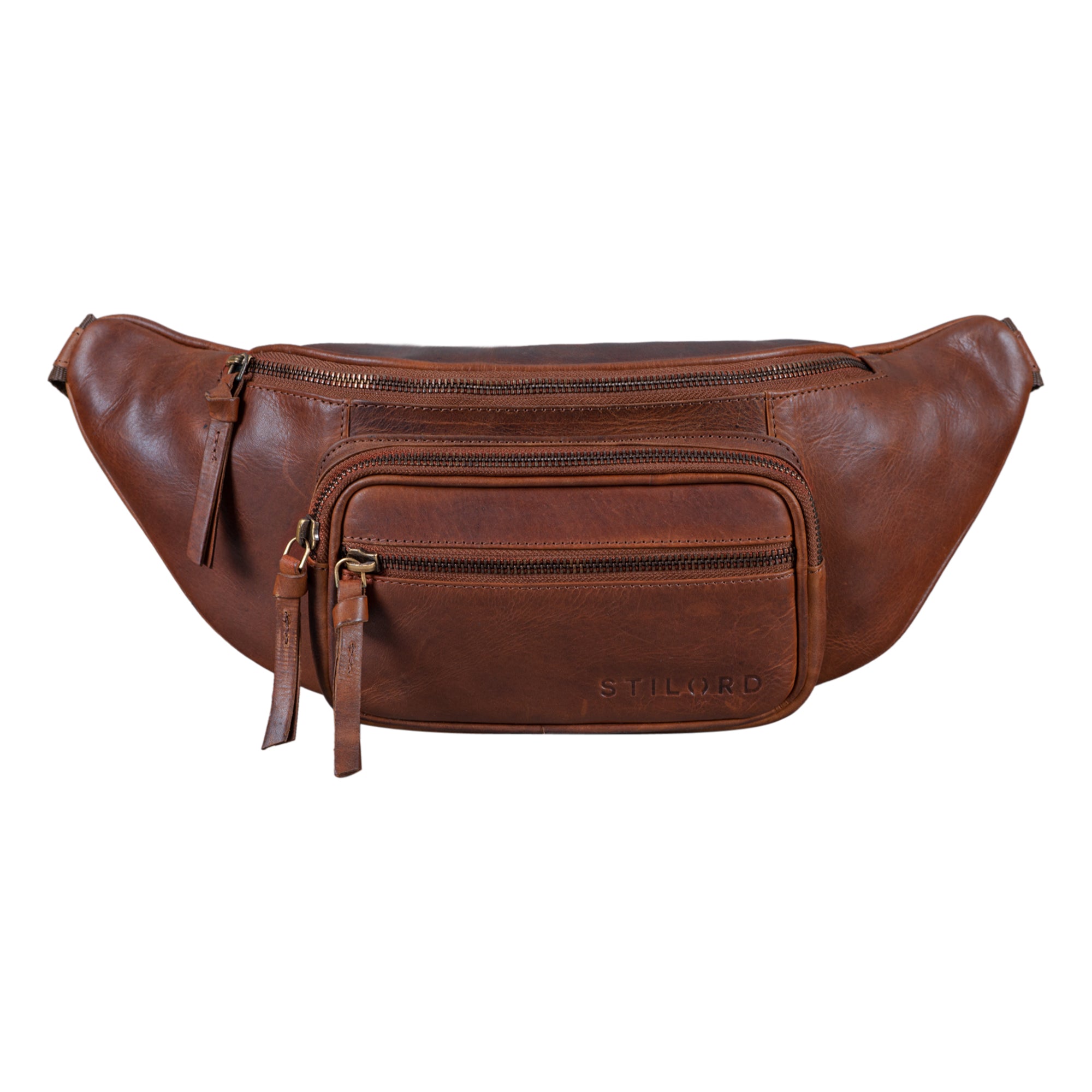 Gürteltasche herren vintage Leder Braun