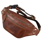 Gürteltasche braunes Leder