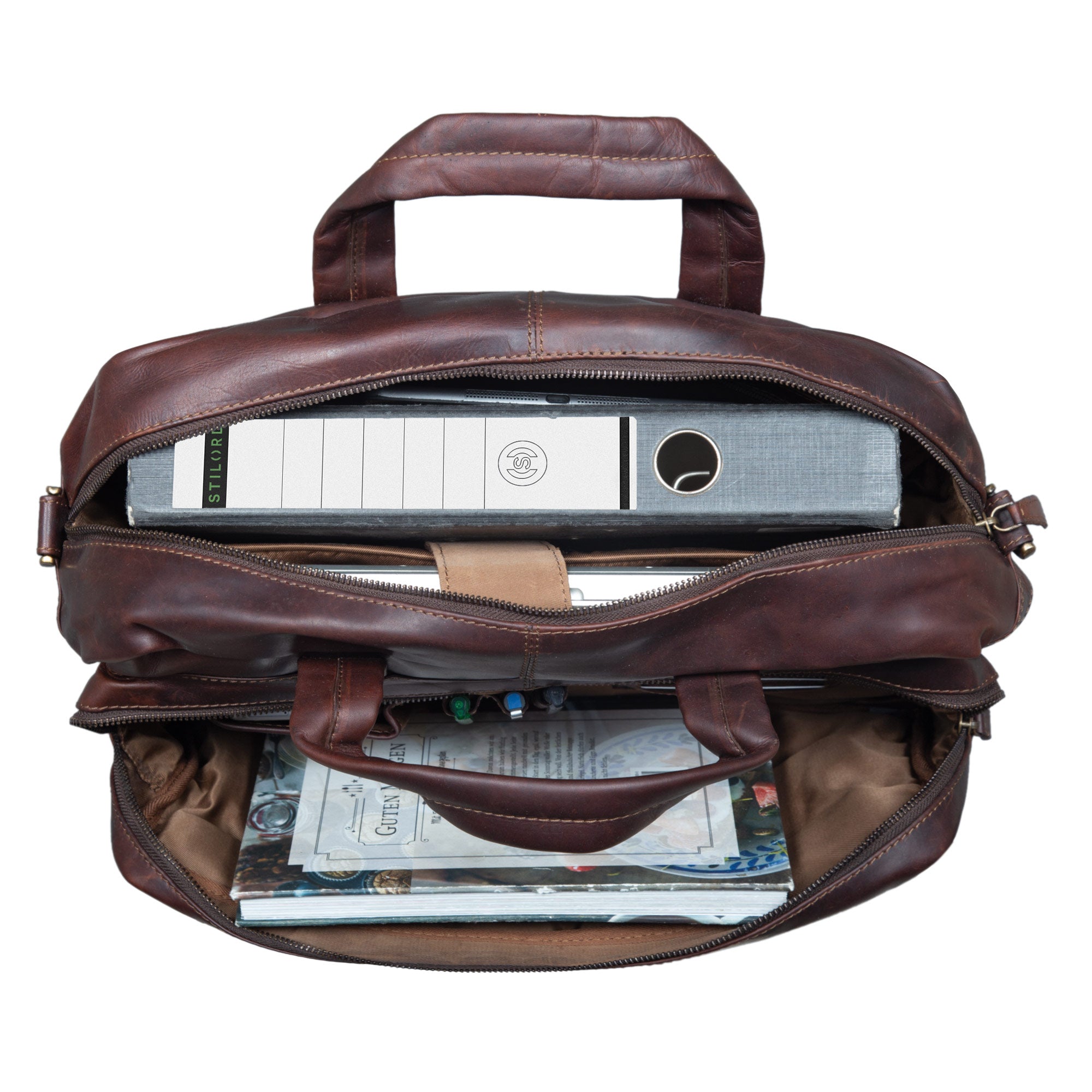 Leder Tasche XL