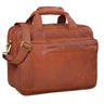 "Excelsior" XXL Real Leather Briefcase for Men 17+ Inch Laptop